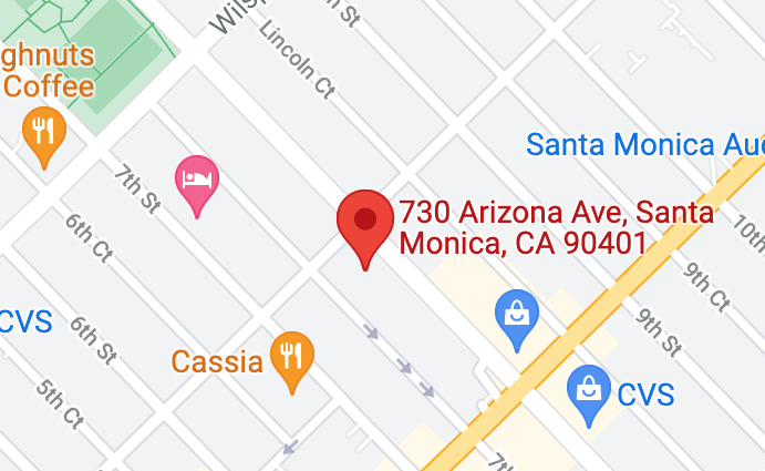 Map of our California office